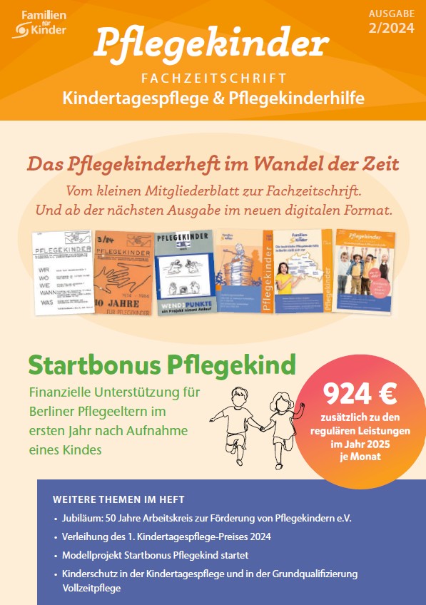 Fachzeitschrift "Pflegekinder" 2/2024